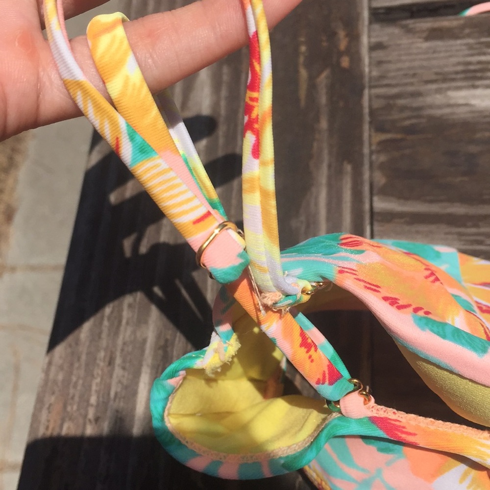 Neon floral bikini - Picture 4 of 4